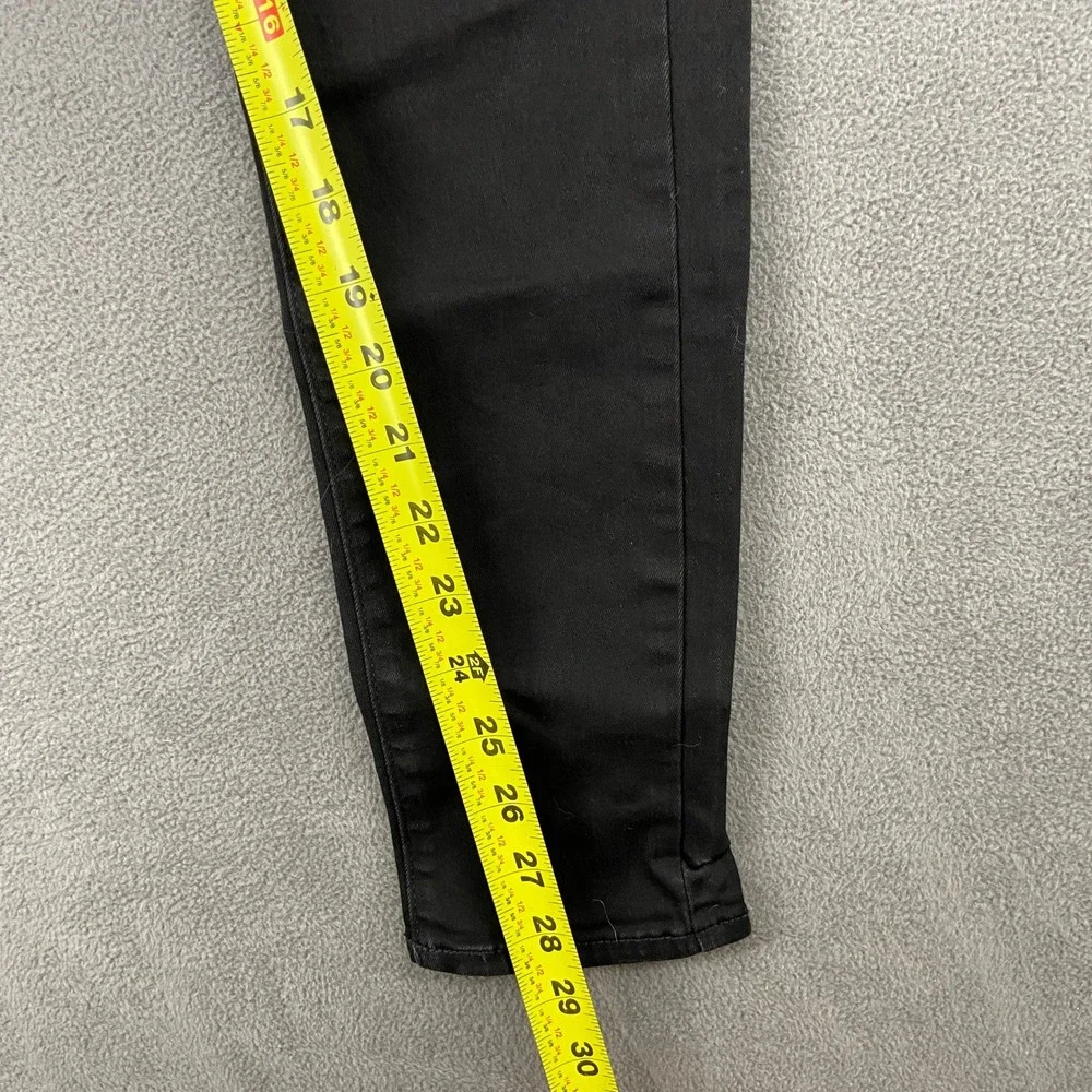 ana A New Approach Black Mid-Rise Jeggings Skinny Pants Womens Size 2‎